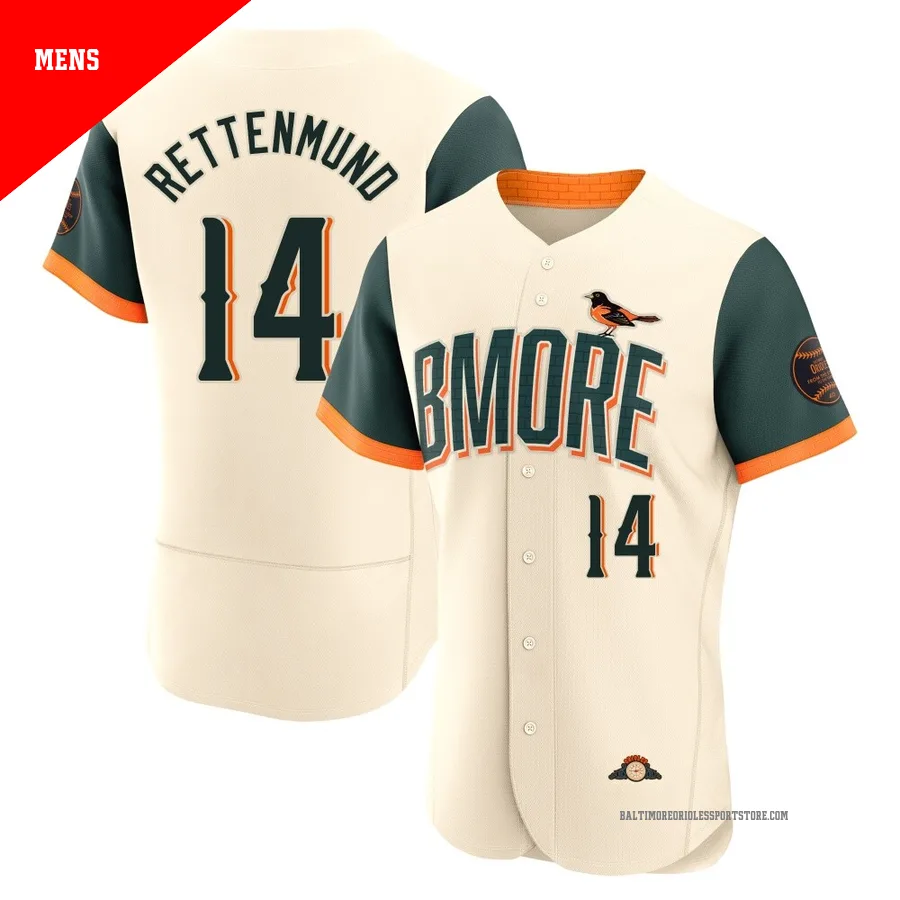 Baltimore Orioles ＃14 Merv Rettenmund Men's Cream Authentic 2026 City Connect Stadium Jersey