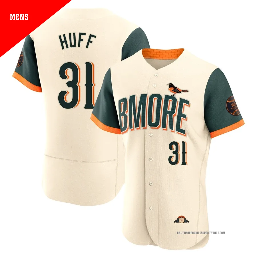 Baltimore Orioles ＃31 Sam Huff Men's Cream Authentic 2026 City Connect Stadium Jersey