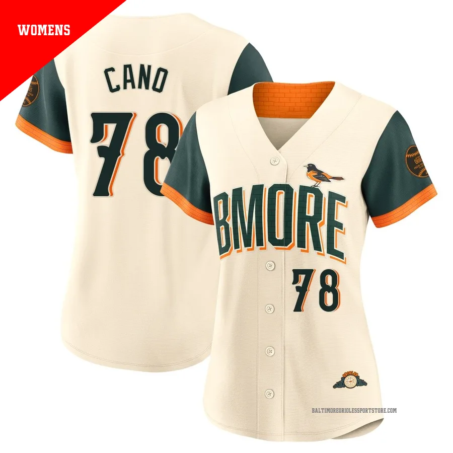 Baltimore Orioles ＃78 Yennier Cano Women's Cream Limited 2026 City Connect Stadium Jersey